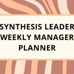 synthesis leader manager's weekly planner
